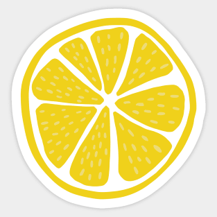 lemon slice Sticker